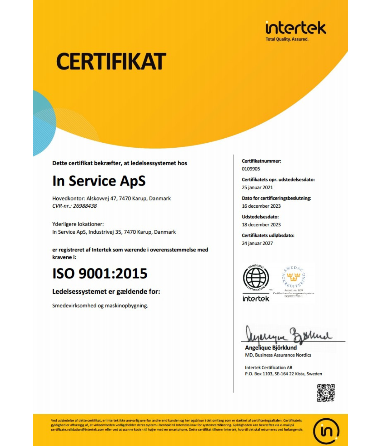 Certificering